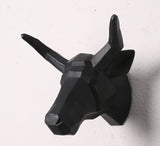 2017 Time-limited Home Decoration Accessories Furnishing Wood Resin Animal Head Hanging Pendant Bar Mural Deer Living Room Wall