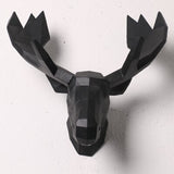 2017 Time-limited Home Decoration Accessories Furnishing Wood Resin Animal Head Hanging Pendant Bar Mural Deer Living Room Wall