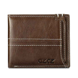 GZCZ Genuine Leather Wallet Female Super Thin Womens Walets