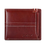 GZCZ Genuine Leather Wallet Female Super Thin Womens Walets