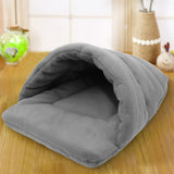 Hot Dog House Warm Winter Puppy Cat Bed Slippers Style Puppy Nest Kennel Soft Fleece Pet Sofa Sleeping Bag Mats For Dogs Cats