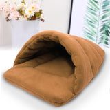 Hot Dog House Warm Winter Puppy Cat Bed Slippers Style Puppy Nest Kennel Soft Fleece Pet Sofa Sleeping Bag Mats For Dogs Cats