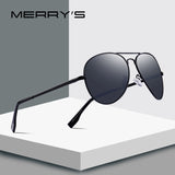 MERRY'S Men HD Polarized Pilot Sunglasses