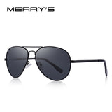 MERRY'S Men HD Polarized Pilot Sunglasses