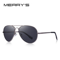MERRY'S Men HD Polarized Pilot Sunglasses