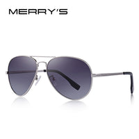 MERRY'S Men HD Polarized Pilot Sunglasses