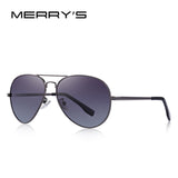 MERRY'S Men HD Polarized Pilot Sunglasses