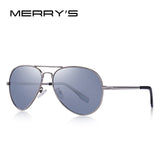 MERRY'S Men HD Polarized Pilot Sunglasses