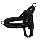 Soft No Pull Dog Harness Vest Flannel Padded Pet Large Dog Harness Nylon Reflective For Medium Large Dogs Pitbull Bulldog Pug