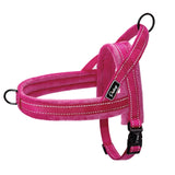 Soft No Pull Dog Harness Vest Flannel Padded Pet Large Dog Harness Nylon Reflective For Medium Large Dogs Pitbull Bulldog Pug