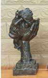 Imitation Copper Portrait of Sculpture Creative Home Decorative Resin Figurines Not Hear Talk See Study Room Decor Accessories