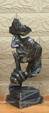 Imitation Copper Portrait of Sculpture Creative Home Decorative Resin Figurines Not Hear Talk See Study Room Decor Accessories