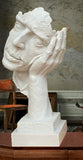 Imitation Copper Portrait of Sculpture Creative Home Decorative Resin Figurines Not Hear Talk See Study Room Decor Accessories