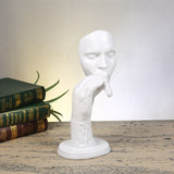 Imitation Copper Portrait of Sculpture Creative Home Decorative Resin Figurines Not Hear Talk See Study Room Decor Accessories