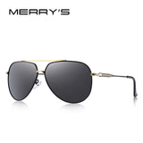 MERRY'S DESIGN Men Pilot Sunglasses HD Polarized Sunlasses