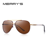 MERRY'S DESIGN Men Pilot Sunglasses HD Polarized Sunlasses