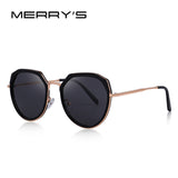 MERRYS DESIGN Women Luxury Polarized Sunglasses Metal Temple