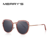 MERRYS DESIGN Women Luxury Polarized Sunglasses Metal Temple