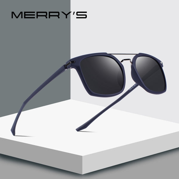 MERRYS DESIGN Men Classic Square Polarized Sunglasses