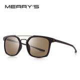 MERRYS DESIGN Men Classic Square Polarized Sunglasses