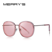 MERRYS DESIGN Women Fashion Sunglasses Oval Frame Sun Glasses Metal Temple