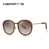 MERRYS DESIGN Women Fashion Sunglasses Oval Frame Sun Glasses Metal Temple