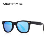 MERRYS DESIGN Men/Women Classic Retro Rivet Polarized Sunglasses