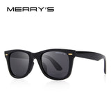 MERRYS DESIGN Men/Women Classic Retro Rivet Polarized Sunglasses