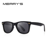 MERRYS DESIGN Men/Women Classic Retro Rivet Polarized Sunglasses
