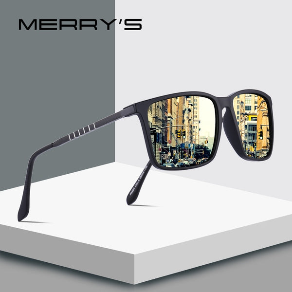MERRYS DESIGN Men Classic Square HD Polarized Sunglasses