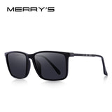 MERRYS DESIGN Men Classic Square HD Polarized Sunglasses