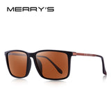 MERRYS DESIGN Men Classic Square HD Polarized Sunglasses