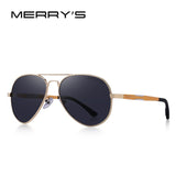 MERRYS DESIGN Men Classic HD Polarized Pilot Sunglasses