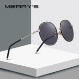 MERRYS DESIGN Women Fashion Sunglasses Oval Frame Sun Glasses Metal Temple