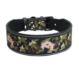 Reflective Nylon Dog Collar Adjustable Pet Collars For Medium Large Dogs Pitbull German Shepherd S M L