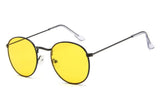DJXFZLO Retro oval sunglasses Women/Men