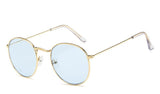 DJXFZLO Retro oval sunglasses Women/Men