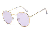 DJXFZLO Retro oval sunglasses Women/Men