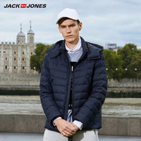 JackJones Men's Winter Short Hooded Outdoors Outerwear Winter Male Casual fashion down jacketCoat Menswear|218312529