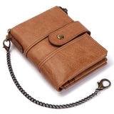 GZCZ 2019 Men'S Genuine Leather Wallet Fashion Small Men Wallets Clamp For Money Male Purse