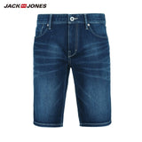 JackJones Men's Casual Washed Straight Fit Knee-length Denim Shorts  J|218243514