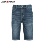 JackJones Men's Lycra-blend Light Color Slim Fit Knee-length Denim Shorts Menswear|218243516