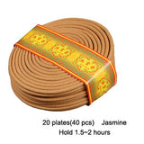 ERMAKOVA Incense Burner Holder Metal Tibetan Style Painted Enamel Zinc Alloy Coil Incense Crafts Home Office Decoration Gift