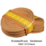 ERMAKOVA Incense Burner Holder Metal Tibetan Style Painted Enamel Zinc Alloy Coil Incense Crafts Home Office Decoration Gift