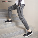 JackJones Men's Stretch Jogger Pants with Zipper Pockets Men's Slim Fit Sweatpants Men's Fitness Trousers 2019 Spring 219214503