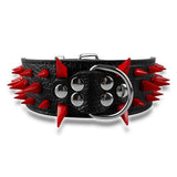 Cool Dog Collar Spiked Studded Leather Pet Dog Collars Pitbull Bulldog Collar Perro For Medium Large Dogs Boxer German Shepherd