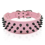 Cool Dog Collar Spiked Studded Leather Pet Dog Collars Pitbull Bulldog Collar Perro For Medium Large Dogs Boxer German Shepherd