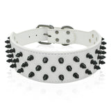 Cool Dog Collar Spiked Studded Leather Pet Dog Collars Pitbull Bulldog Collar Perro For Medium Large Dogs Boxer German Shepherd