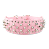 Cool Dog Collar Spiked Studded Leather Pet Dog Collars Pitbull Bulldog Collar Perro For Medium Large Dogs Boxer German Shepherd