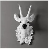 2018 Home Decoration Accessories Furnishing Resin Animal Head Hanging Pendant Bar Mural Deer Living Room Wall Ornaments